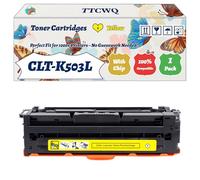 Compatible for Samsung CLT-K503L Toner Cartridges Work for Samsung ProXpress C3010ND C3060FR C3060ND Printers, with Chip, High Yield 9000 Pages, High-Definition Printing (1 Pack Yellow)