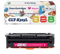 Compatible for Samsung CLT-K505L Toner Cartridges Work for Samsung ProXpress SL-C2620DW Printers, with Chip, High Yield 6000 Pages, High-Definition Printing (1 Pack Magenta)