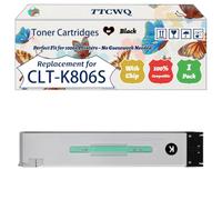 Compatible for Samsung CLT-K806S Toner Cartridges Work for Samsung MultiXpress SL-X7400GX SL-X7500GX SL-X7600GGX Printers (1 Pack Black)