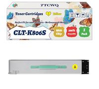 Compatible for Samsung CLT-K806S Toner Cartridges Work for Samsung MultiXpress SL-X7400GX SL-X7500GX SL-X7600GGX Printers (1 Pack Yellow)