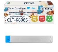 Compatible for Samsung CLT-K808S Toner Cartridges Work for Samsung MultiXpress X 4200 Series X 4220 RX X 4250 LX X 4300 Printers (1 Pack Cyan)