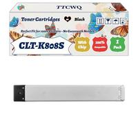 Compatible for Samsung CLT-K808S Toner Cartridges Work for Samsung MultiXpress X4200 Series X4220RX X4250LX X4300 Printers (1 Pack Black)