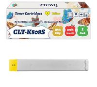 Compatible for Samsung CLT-K808S Toner Cartridges Work for Samsung MultiXpress X4200 Series X4220RX X4250LX X4300 Printers (1 Pack Yellow)