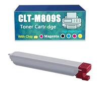 Compatible for Samsung CLT-K809S CLT-C809S CLT-M809S CLT-Y809S Toner Cartridge, Work with CLX-9301NA CLX-9201NA CLX-9201ND CLX-9251ND Printer，Reliability Longevity (Magenta)