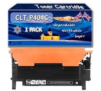Compatible for Samsung CLT-P404C Toner Cartridge, Work for Samsung Xpress SL-C430W SL-C480FW Printers (1 Pack Black)