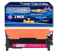 Compatible for Samsung CLT-P404C Toner Cartridge, Work for Samsung Xpress SL-C430W SL-C480FW Printers (1 Pack Magenta)