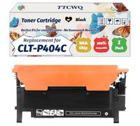 Compatible for Samsung CLT-P404C Toner Cartridge Work for Samsung Xpress SL-C430W SL-C480FW SL-C480W Printers, with Chip, High Yield 1500 Pages, High-Definition Printing (1 Pack Black)