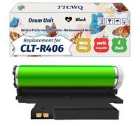 Compatible for Samsung CLT-R406 Drum Unit Work for Samsung CLX-3305W SL-C430W SL-C410W SL-C430 SL-C460FW SL-C460FW Printers (1 Pack Black)