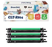 Compatible for Samsung CLT-R804 Drum Unit Work for Samsung MultiXpress SL-X3220NR SL-X3280NR Printers, with Chip, High Yield 100000 Pages, High-Definition Printing (3 Pack Black)