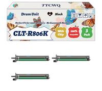 Compatible for Samsung CLT-R806K CLT-R806X Drum Unit Work for Samsung MultiXpress SL-X7400 SL-X7500 SL-X7600 Printers, with Chip, High Yield 180000 Pages, High-Definition Printing (3 Pack Black)