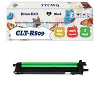 Compatible for Samsung CLT-R809 Drum Unit Work for Samsung CLX-9201NA CLX-9251NA Printers, with Chip, High Yield 50000 Pages, High-Definition Printing (1 Pack Black)