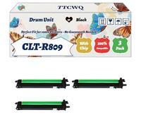 Compatible for Samsung CLT-R809 Drum Unit Work for Samsung CLX-9201NA CLX-9251NA Printers, with Chip, High Yield 50000 Pages, High-Definition Printing (3 Pack Black)