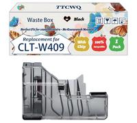Compatible for Samsung CLT-W409 Waste Box Work for Samsung CLP-320 CLP-320 N CLP-320 Series CLP-325 CLP-325N Printers (1 Pack Black)