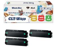 Compatible for Samsung CLT-W659 Waste Box Work for Samsung CLX-8600 Series CLX-8640 ND CLX-8641 ND CLX-8642ND CLX-8650 ND CLX-8651 ND CLX-8652 Printers (3 Pack Black)