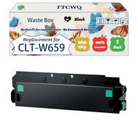 Compatible for Samsung CLT-W659 Waste Box Work for Samsung MultiXpress C8600 Series C8640 ND C8641 ND C8642 ND C8650 ND C8651 ND C8652 Printers (1 Pack Black)