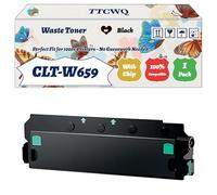 Compatible for Samsung CLT-W659 Waste Toner Container Work for Samsung CLX-8640ND CLX-8650ND Printers, with Chip, High Yield 90000 Pages, High-Definition Printing (1 Pack Black)