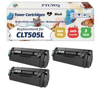 Compatible for Samsung CLT505L CLT-505L Toner Cartridges Work for Samsung ProXpress C2620DW C2670FW C2600 Printer (3 Pack Black)