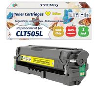 Compatible for Samsung CLT505L CLT-505L Toner Cartridges Work for Samsung ProXpress C2620DW C2670FW C2600 Printer (1 Pack Yellow)