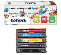 Compatible for Samsung CLT505L Toner Cartridges Work for Samsung ProXpress C2600 Series C2620DW C2620DW Printers (4-Pack BK/C/M/Y)