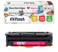 Compatible for Samsung CLT505L Toner Cartridges Work for Samsung ProXpress C2670FW C2670FW PremiumLine C2680FX Printers, with Chip, High Yield 6000 Pages, High-Definition Printing (1 Pack Magenta)