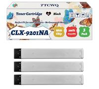 Compatible for Samsung CLX-9201NA Toner Cartridge Work for Samsung CLX-9201NA CLX-9251NA CLX-9301NA Printers, with Chip, High Yield 20000 Pages, High-Definition Printing (3 Pack Black)