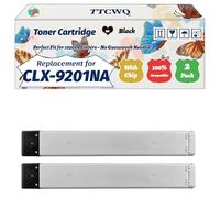 Compatible for Samsung CLX-9201NA Toner Cartridge Work for Samsung CLX-9201NA CLX-9251NA CLX-9301NA Printers, with Chip, High Yield 20000 Pages, High-Definition Printing (2 Pack Black)