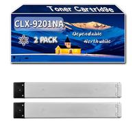 Compatible for Samsung CLX-9201NA Toner Cartridge, Work for Samsung CLX-9201NA CLX-9251NA CLX-9301NA Printers, Toner Cartridge (2 Pack Black)