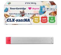 Compatible for Samsung CLX-9201NA Toner Cartridge Work for Samsung CLX-9201NA CLX-9251NA CLX-9301NA Printers, with Chip, High Yield 20000 Pages, High-Definition Printing (1 Pack Magenta)
