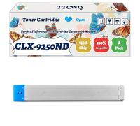 Compatible for Samsung CLX-9250ND Toner Cartridge Work for Samsung CLX-9250ND CLX-9250NDP CLX-9252NA Printers (1 Pack Cyan)