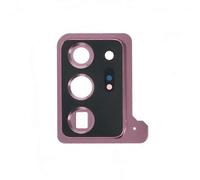Compatible For Samsung Galaxy Note20 Ultra N985 N986 OEM Back Camera Lens Ring Cover with Glass Lens Pink