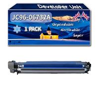 Compatible for Samsung JC96-06732A Developer Unit, Work for Samsung CLX-9201NA 9201ND CLX-9251NA CLX-9251ND CLX-9301NA Printers, Developer Unit JC96-06731A JC96-06730A JC96-06729A (1 Pack Cyan)