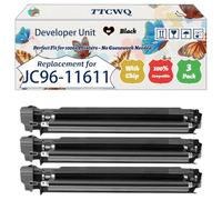 Compatible for Samsung JC96-11611A Developer Unit Work for Samsung MultiXpress SL-X4250LX SL-X4300LX X4220RX Printers, with Chip, High Yield 80000 Pages, High-Definition Printing (3 Pack Black)