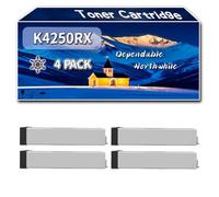 Compatible for Samsung K4250RX Toner Cartridge, Work for Samsung MultiXpress K4250RX MultiXpress SMART K4250LX K4300LX K4350LX MX4 Printers, Toner Cartridge (4 Pack Black)
