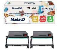 Compatible for Samsung M2625D Drum Unit Work for Samsung Xpress M2876 M2885FW SL-M2835DW Printers, with Chip, High Yield 9000 Pages, High-Definition Printing (2-Pack Black)