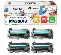Compatible for Samsung M4580FX Drum Unit Work for Samsung MultiXpress M4580FX Printers, with Chip, High Yield 100000 Pages, High-Definition Printing (4 Pack Black)