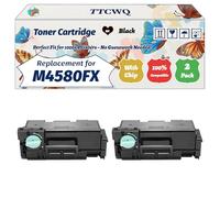 Compatible for Samsung M4580FX Toner Cartridge Work for Samsung MultiXpress M4580FX Printers, with Chip, High Yield 40000 Pages, High-Definition Printing (2-Pack Black)