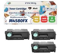 Compatible for Samsung M4580FX Toner Cartridge Work for Samsung MultiXpress M4580FX Printers, with Chip, High Yield 40000 Pages, High-Definition Printing (3 Pack Black)