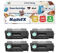 Compatible for Samsung M4580FX Toner Cartridge Work for Samsung MultiXpress M4580FX Printers, with Chip, High Yield 40000 Pages, High-Definition Printing (4 Pack Black)