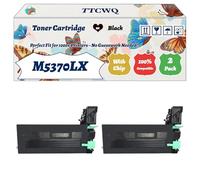 Compatible for Samsung M5370LX Toner Cartridge Work for Samsung MultiXpress M4370FX M4370LX M5370LX M5370XF Printers, with Chip, High Yield 30000 Pages, High-Definition Printing (2-Pack Black)