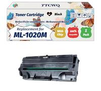 Compatible for Samsung ML-1020M Toner Cartridge Work for Samsung IZZI Plus II ML-1010 ML-1020 ML-1020M ML-1200 Printers (1 Pack Black)