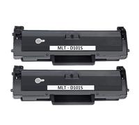 Compatible for Samsung MLT-D101S Toner Cartridge Black High Yield for ML-2165 SCX-3405 Series Printer(2 Pcs)