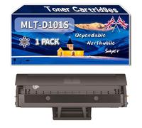 Compatible for Samsung MLT-D101S Toner Cartridges, Work for Samsung ML-2164 SCX-3400F SCX-3405W ML-2165 SCX-3400FW Printers, Toner Cartridges MLTD101S MLT-D101 (1 Pack Black)