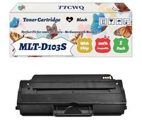 Compatible for Samsung MLT-D103S Toner Cartridge Work for Samsung SCX-4705 ML-2950NDR ML-2950ND SCX-4726FD Printers (1 Pack Black)