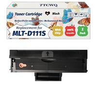 Compatible for Samsung MLT-D111S Toner Cartridge Work for Samsung Xpress SL-M2070F SL-M2070FW SL-M2070W Printers, with Chip, High Yield 1000 Pages, High-Definition Printing (1 Pack Black)