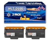 Compatible for Samsung MLT-D116 Toner Cartridges, Work for Samsung Xpress M2625 M2626 M2825 M2826 M2835 M2836 M2675 M2676 M2875 M2876 M2885 Printers (2-Pack Black)