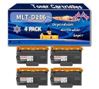 Compatible for Samsung MLT-D116 Toner Cartridges, Work for Samsung Xpress M2625 M2626 M2825 M2826 M2835 M2836 M2675 M2676 M2875 M2876 M2885 Printers (4 Pack Black)