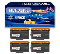 Compatible for Samsung MLT D116L Toner Cartridge, Work for Samsung SL-M2626 Xpress SL-M2825DW SL-M2875FD M2675FN SL-M2825ND Printers, Toner Cartridge MLT-D116L SU828A (4 Pack Black)
