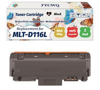 Compatible for Samsung MLT-D116L Toner Cartridge Work for Samsung Xpress M2625 M2625D M2626 M2675 M2675F M2675FN Printers (1 Pack Black)