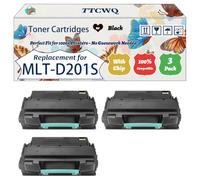 Compatible for Samsung MLT-D201S Toner Cartridges Work for Samsung ProXpress M 4030 ND ProXpress M 4080 FX Printers, with Chip, High Yield 10000 Pages, High-Definition Printing (3 Pack Black)