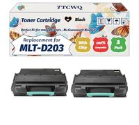 Compatible for Samsung MLT-D203 Toner Cartridge ProXpress M3320ND M3370FD M3370ND M3820DW M3870DW M3870FW M4020ND Printers (2-Pack Black)